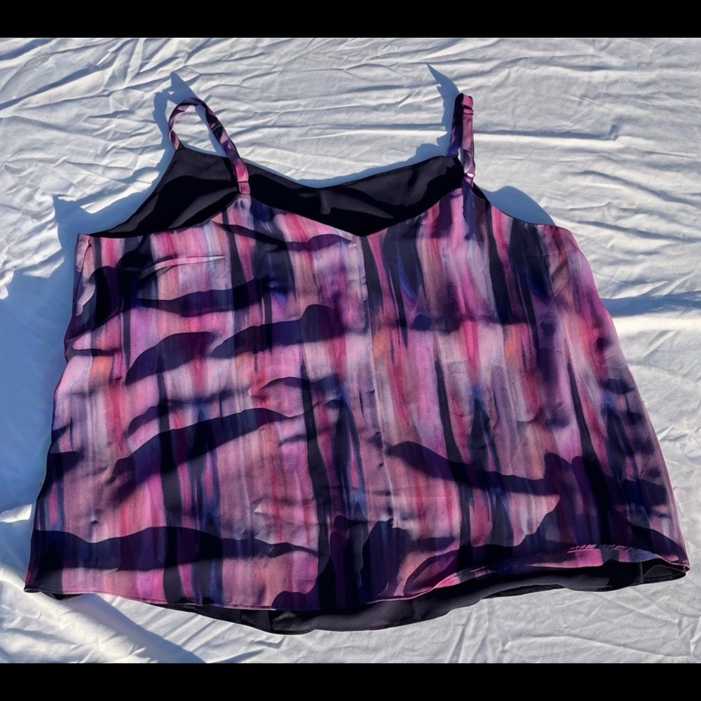 β¨ 2x HP β¨ NWOT β¨ Sophie Swing Multi-Watercolor Cami Tank β¨ - Picture 3 of 14